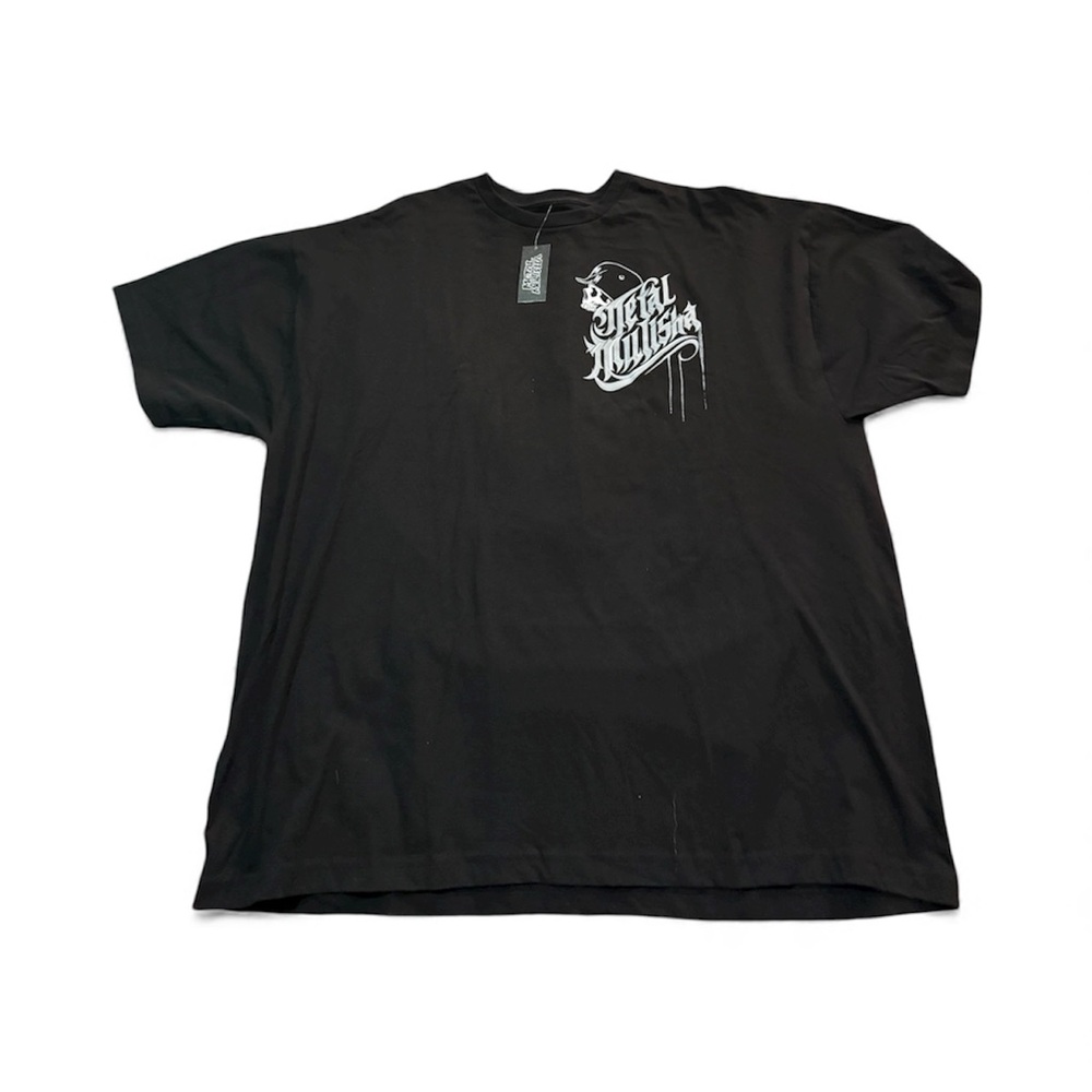 Metal Mulisha Men's Endure Short Sleeve T-shirt Skull and Helmet Size 3X New Tag